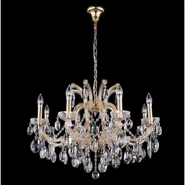 Люстра подвесная CRYSTAL LUX HOLLYWOOD HOLLYWOOD SP8 GOLD